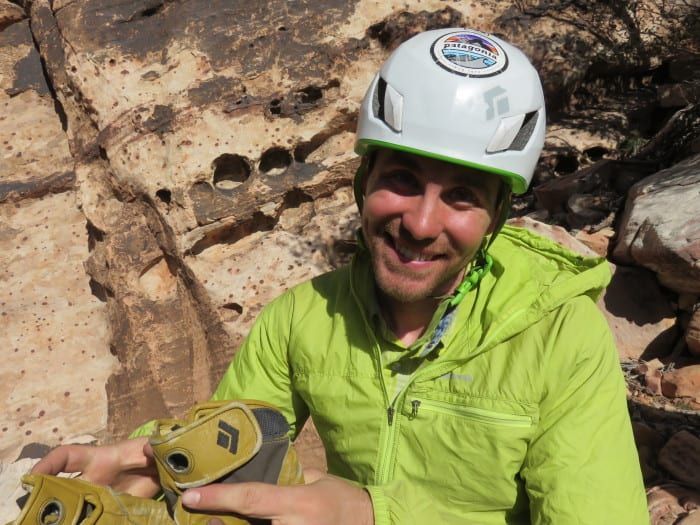 Happy climber