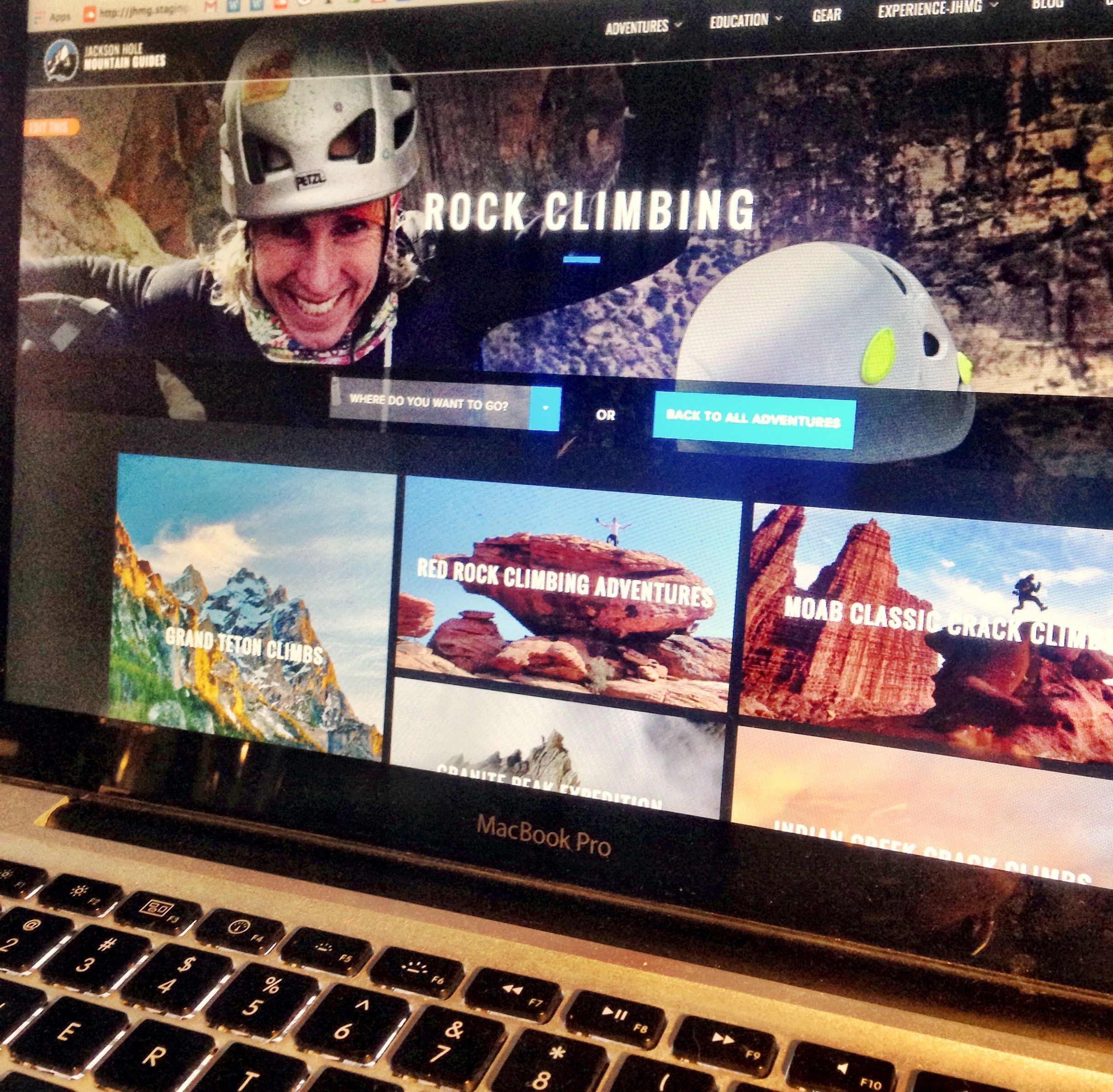 The mountain guides new website