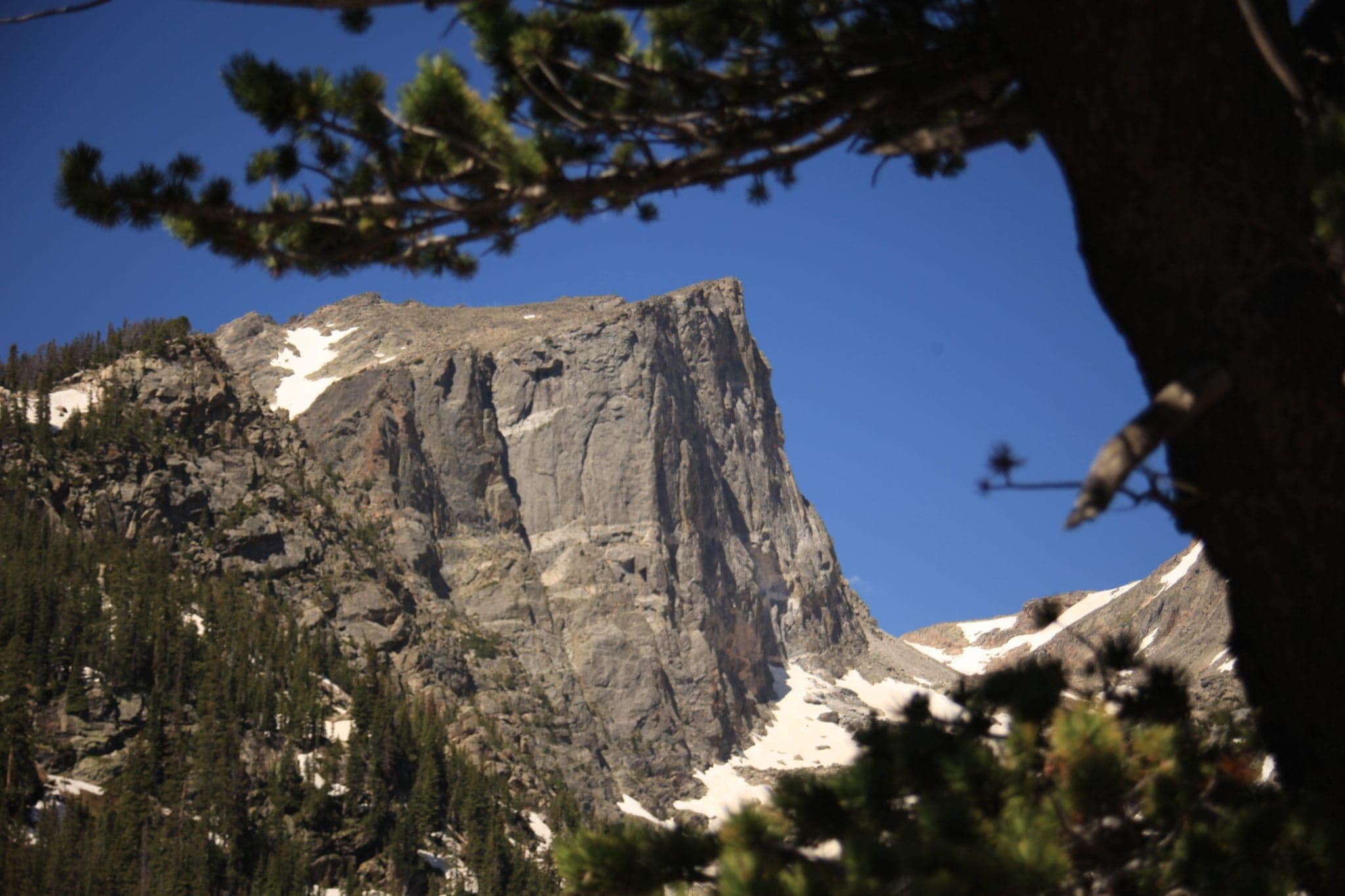 Mountains in Rocky Mountain national park 