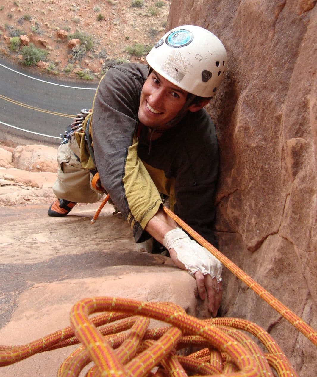 Happy climber