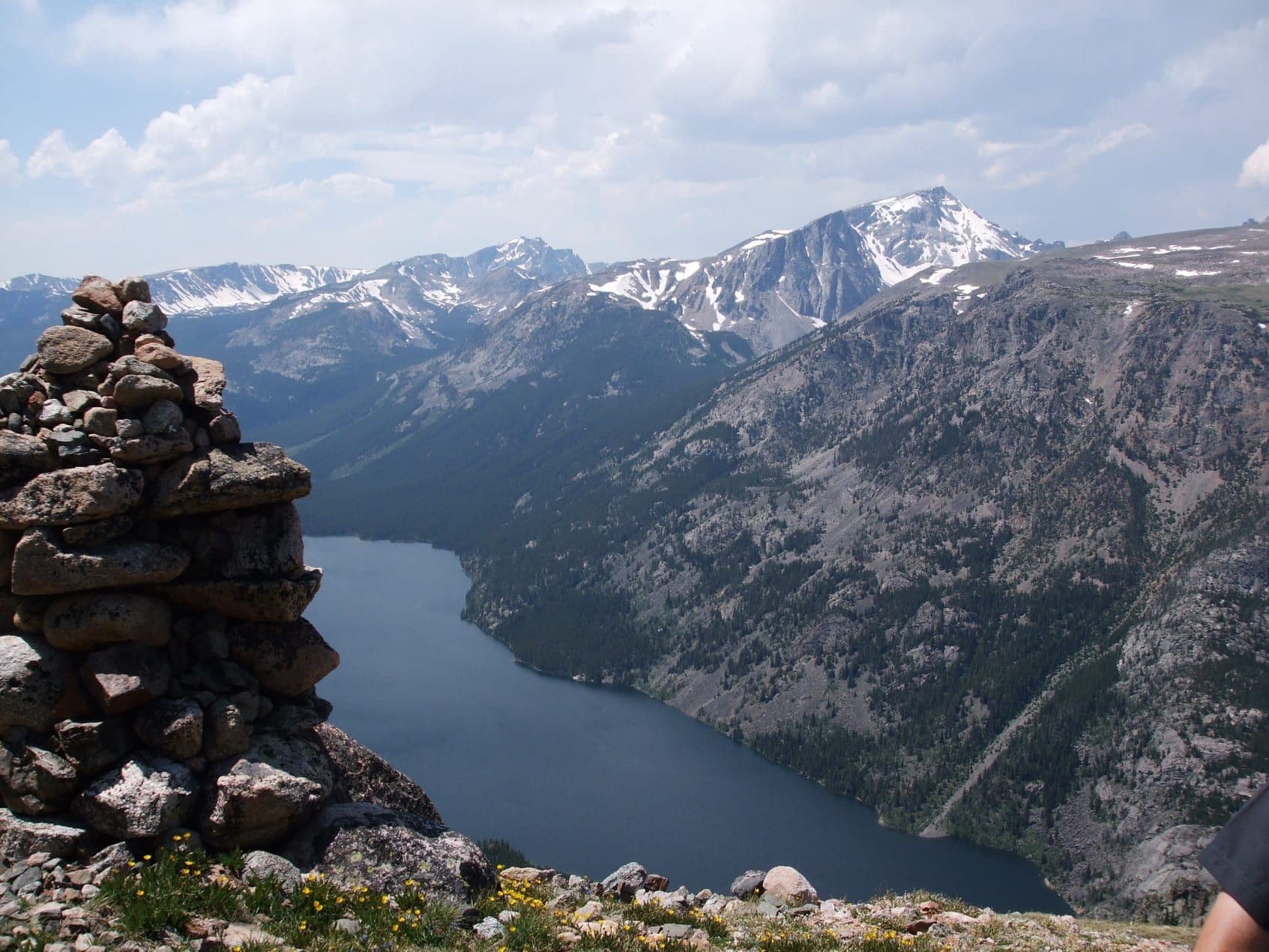 Landscape of Granite peak 