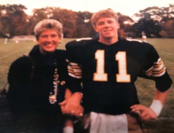 Mother and son picture