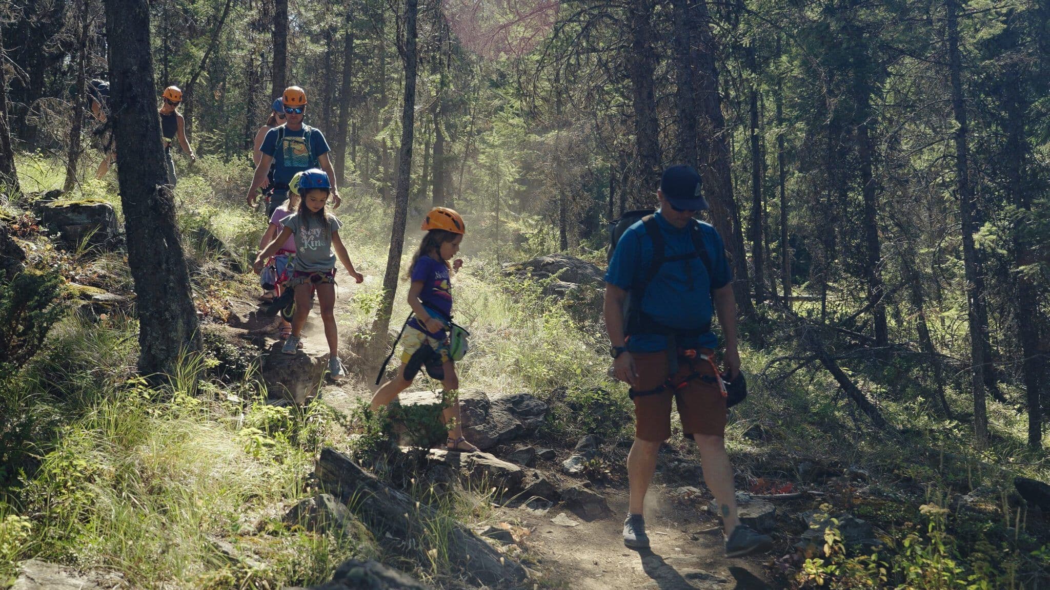 Group on a hike
