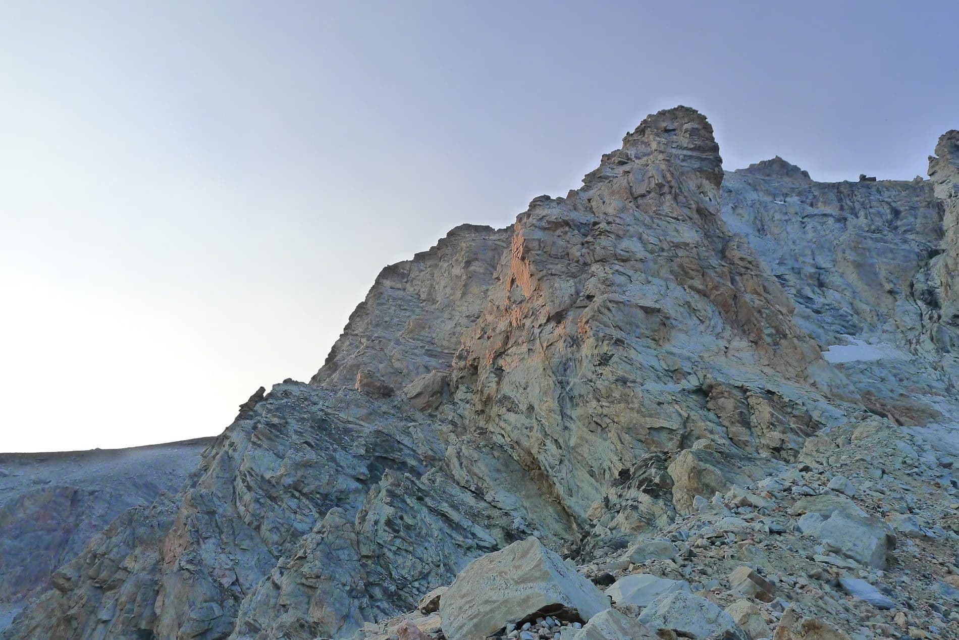 Summit of mountain in Grand Teton national park
