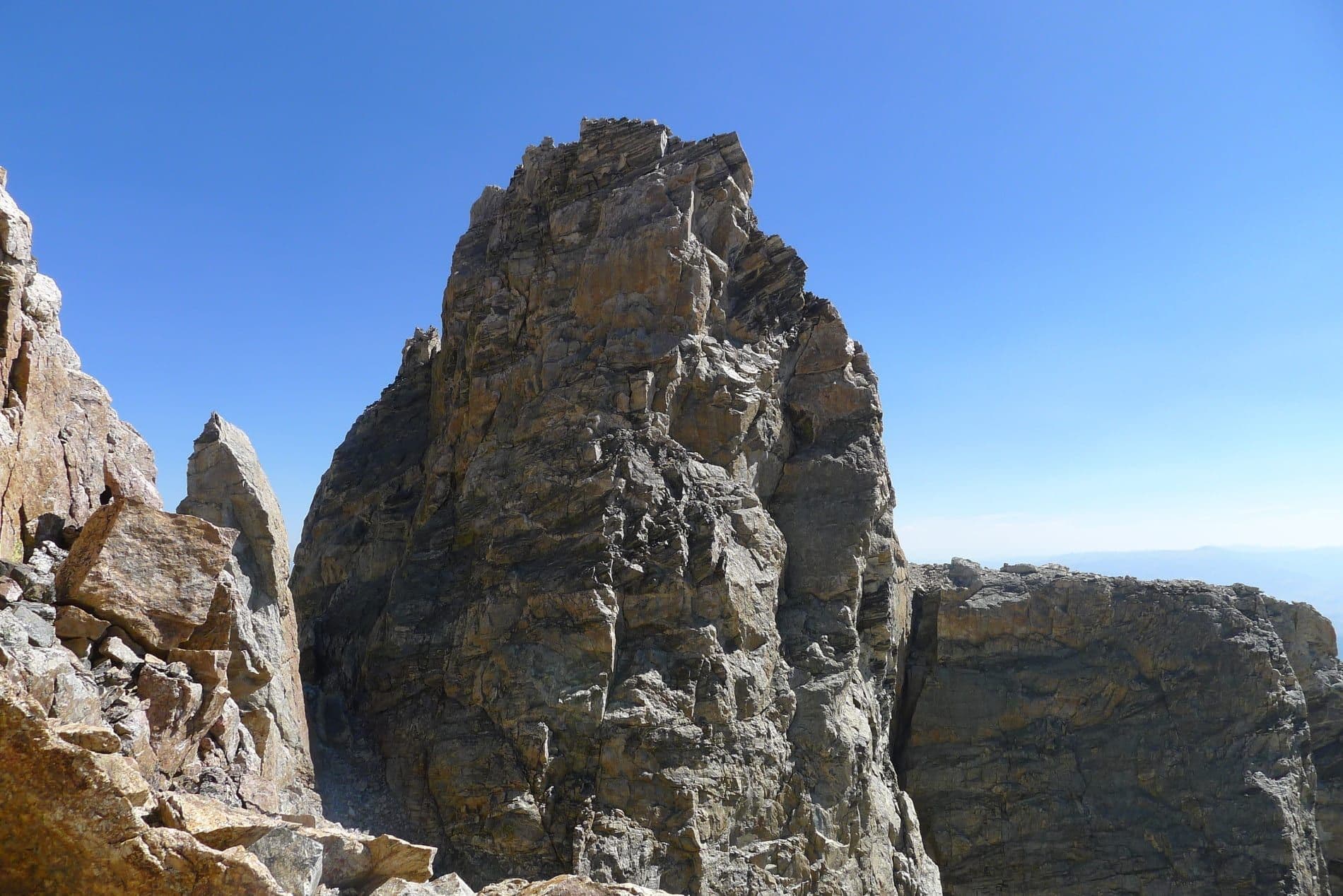 Picture of rocky mountain in Grand Teton national park