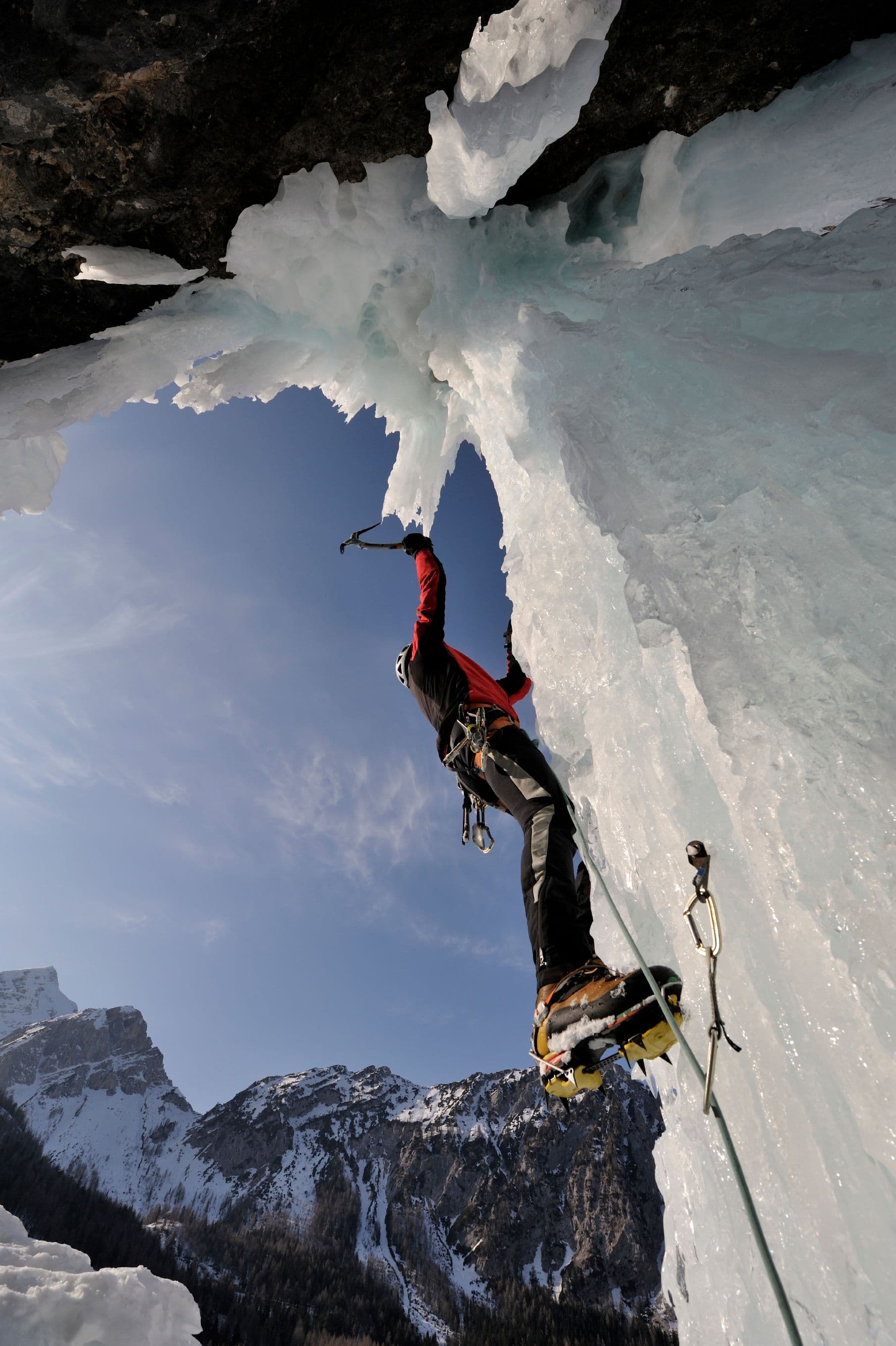 Ice climbing with The Mountain Guides