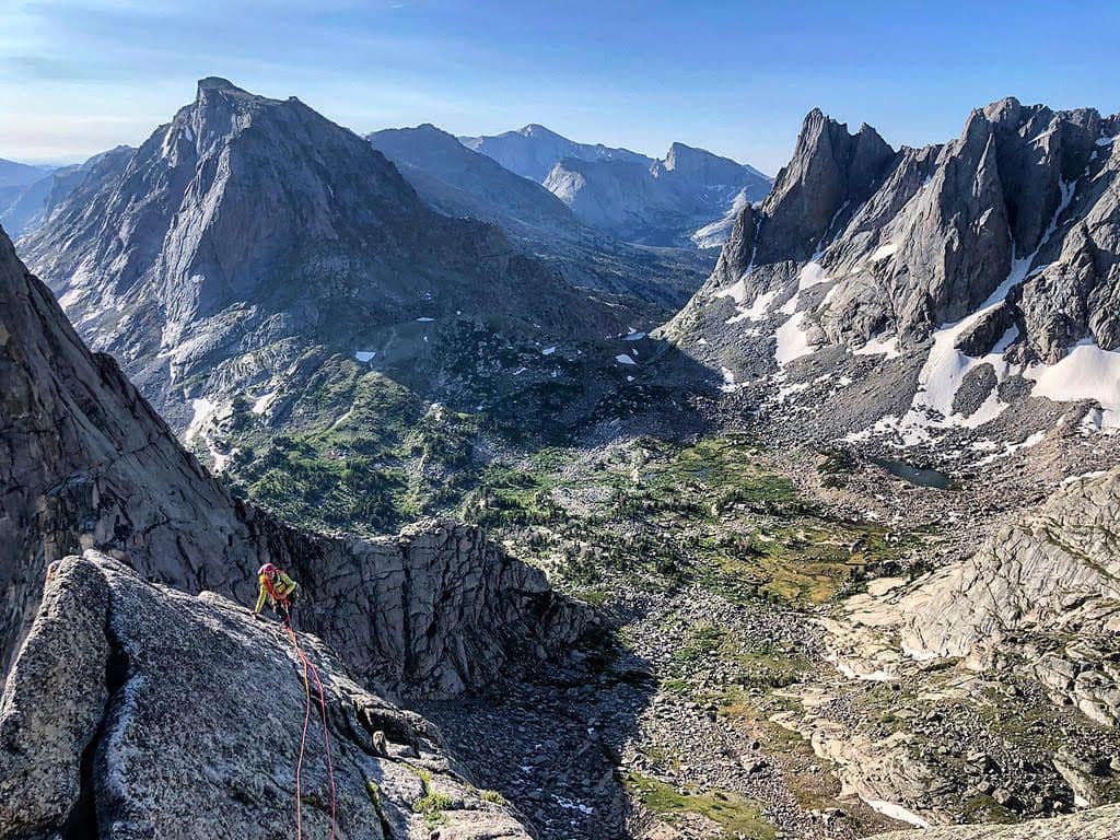 Rocky mountains at wind river 