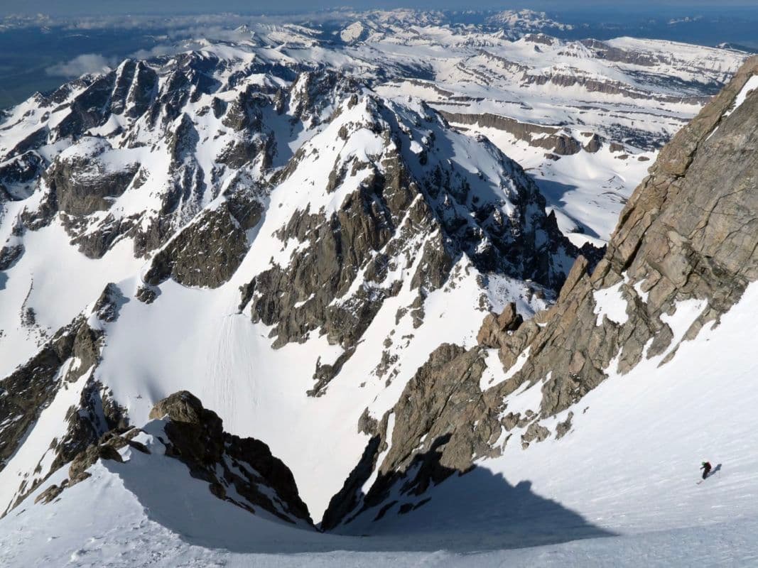 Mountain view from top of Grand Teton National Park