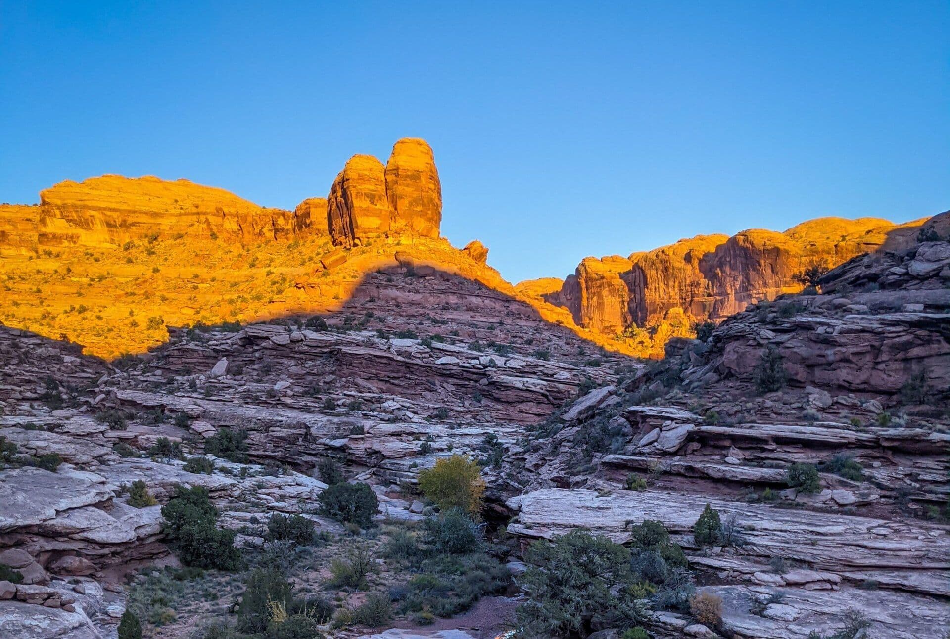Landscape of canyons in Moab