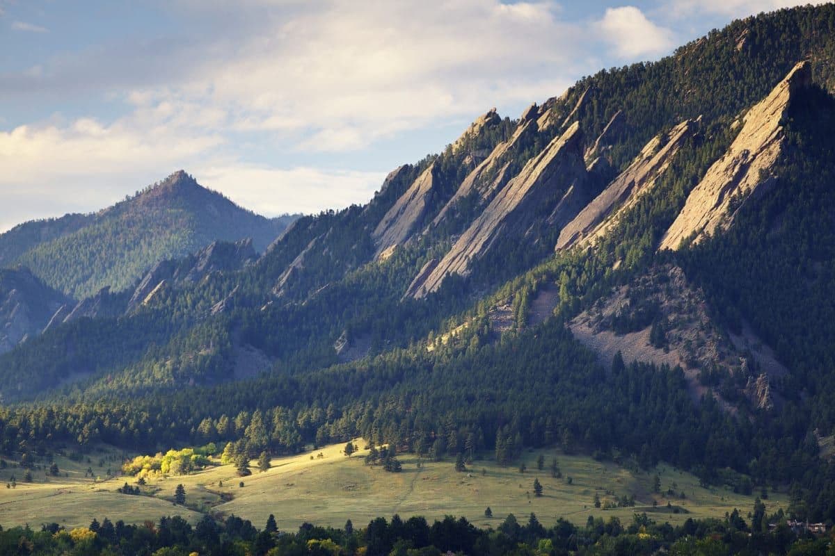 Picture of the flat irons in Colorado