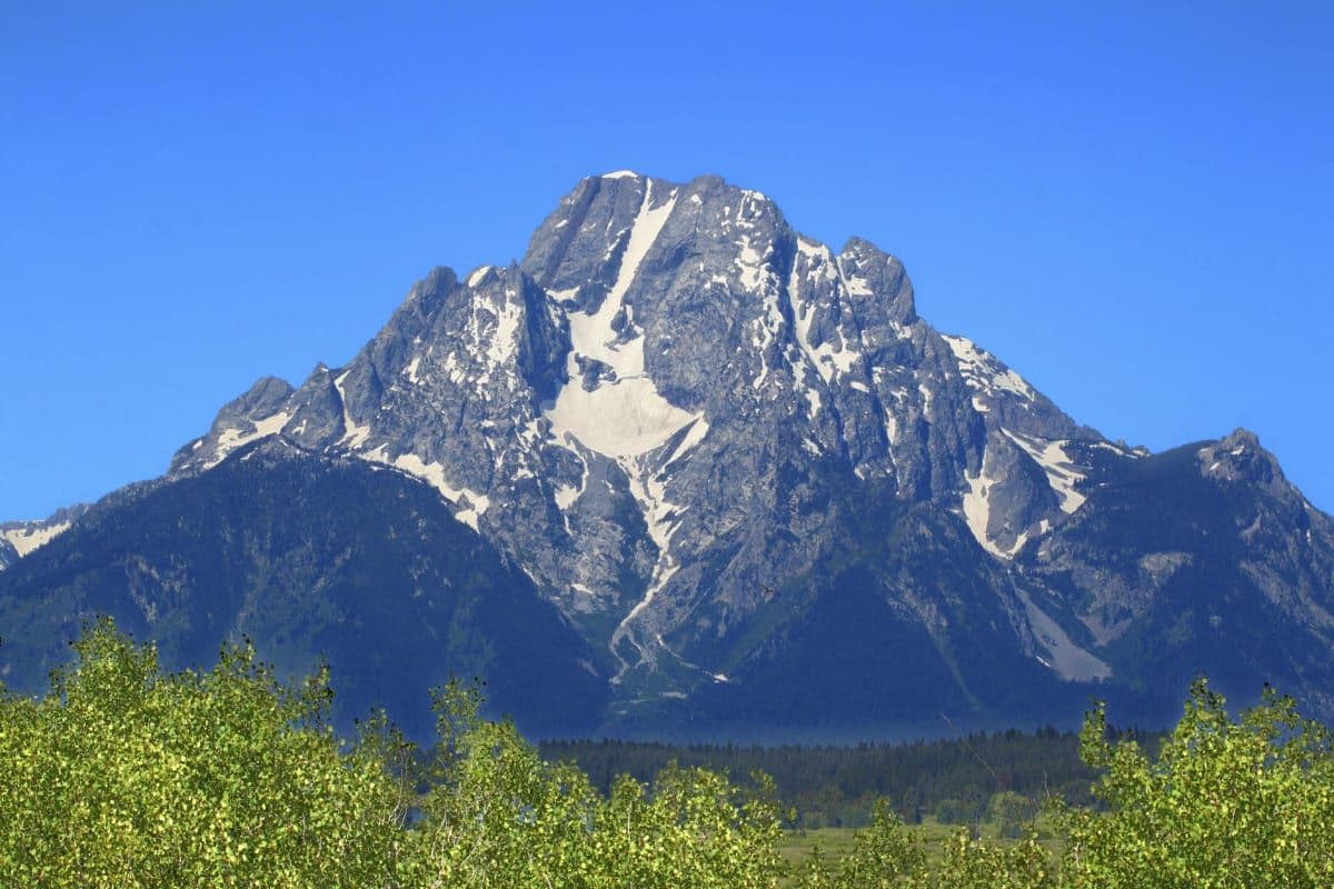 Mount Moran in Grand Teton National Park