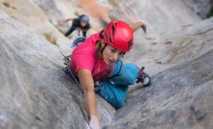 experienced rock climbing guide