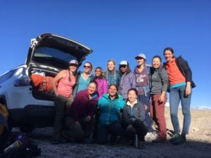 women's network climbing group