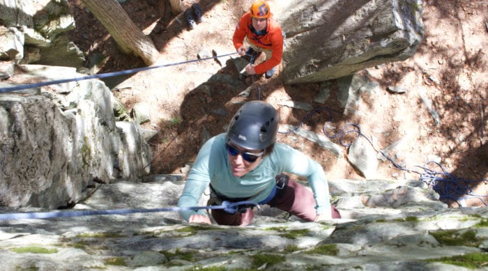 guided rock climbing adventure in montana